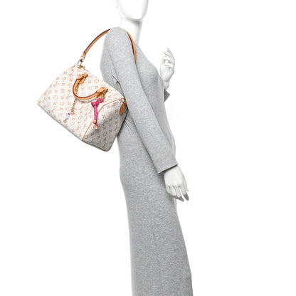 Monogram Dune Lucky Speedy Soft 30 Pink