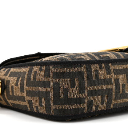Fabric Jacquard FF 1974 Medium Baguette Tobacco Moro Black