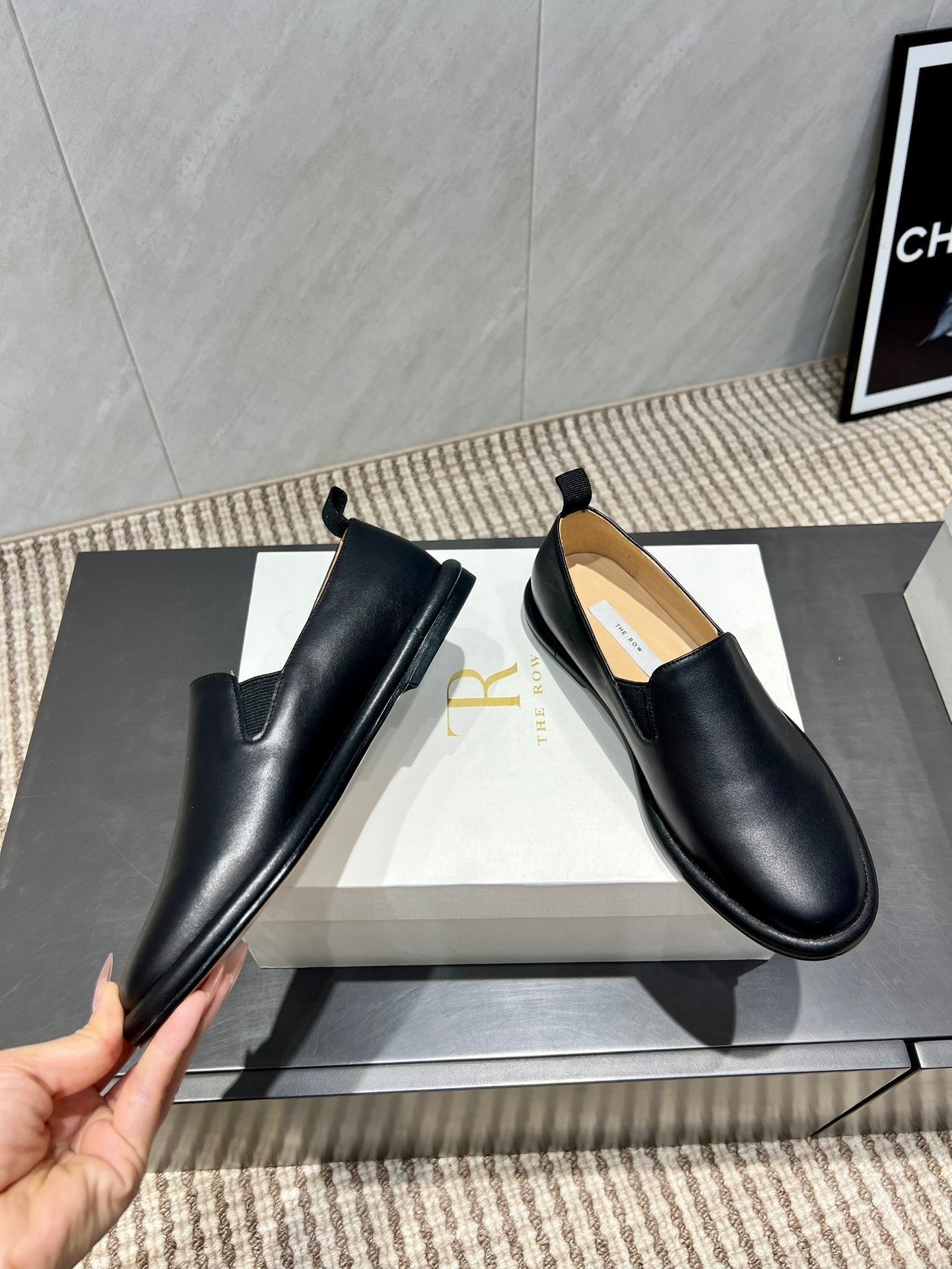 The Row 2025 Loafer Black Cowhide 540485