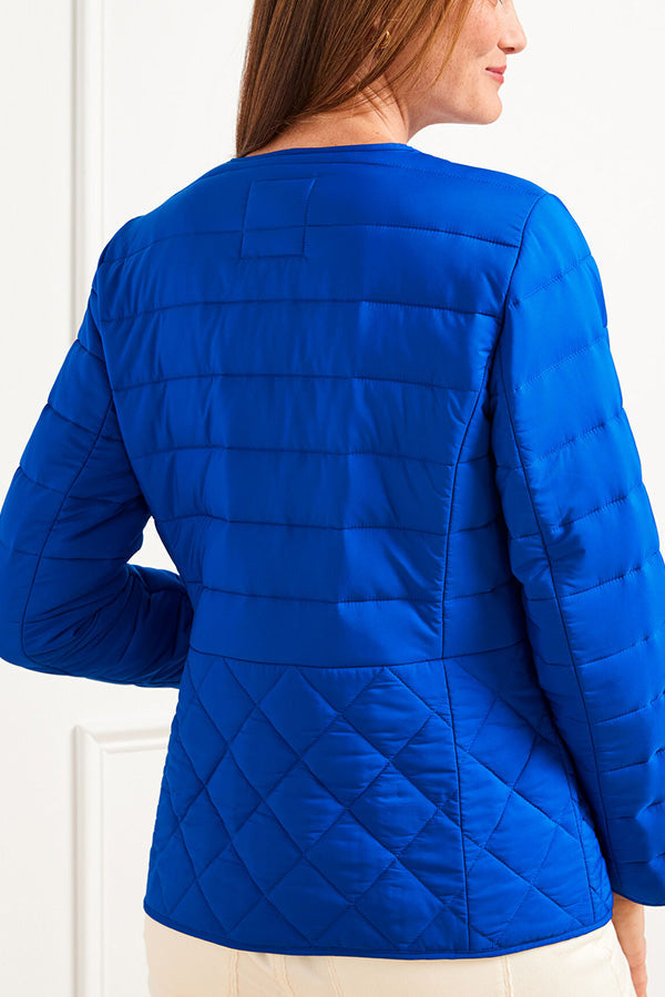 CHAQUETA ACOLCHADA SIN CUELLO