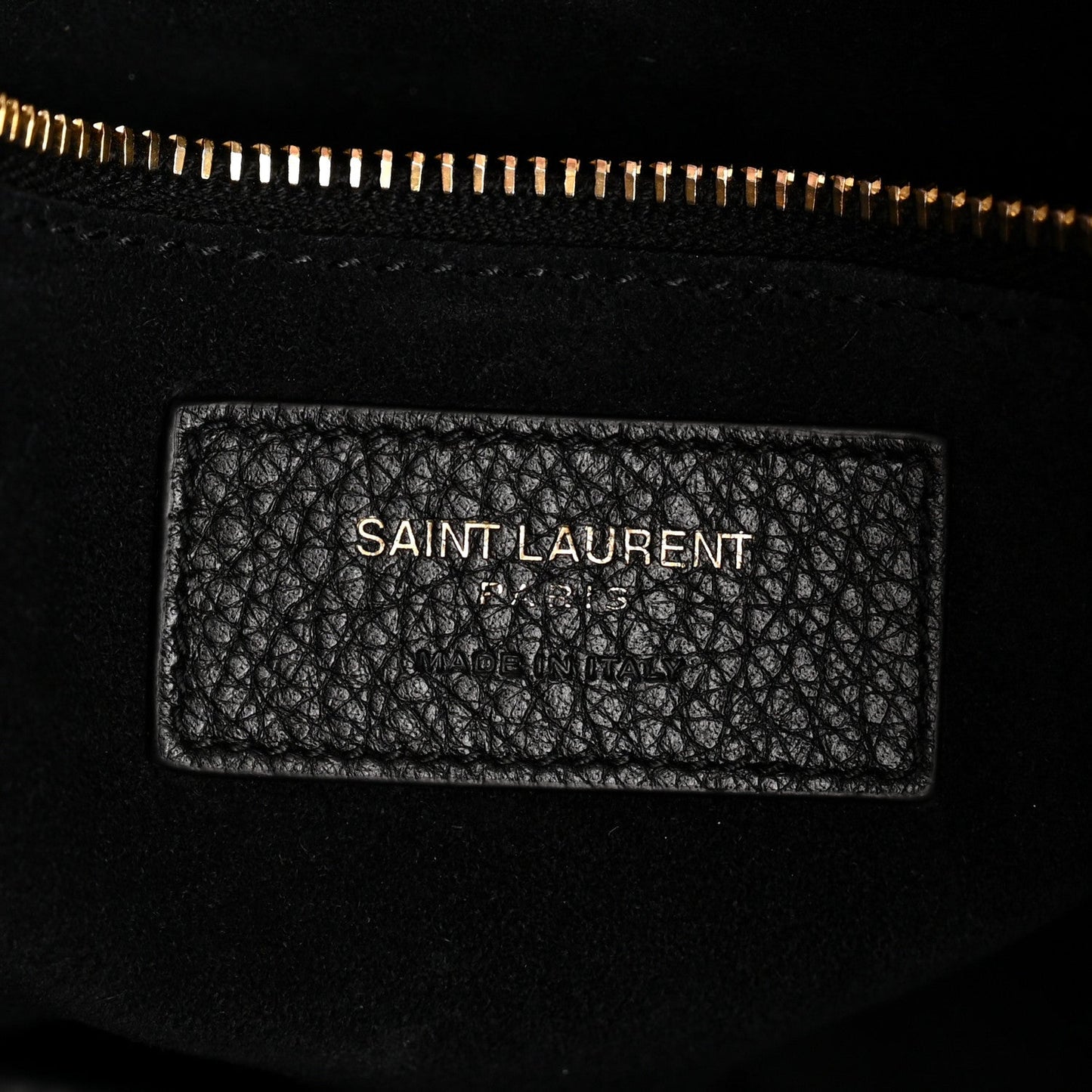Grained Deerskin Bea Tote Black