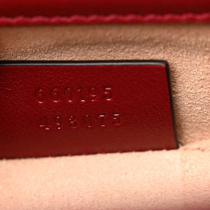 Textured Dollar Calfskin Web Small Diana Tote Bag Dark Red