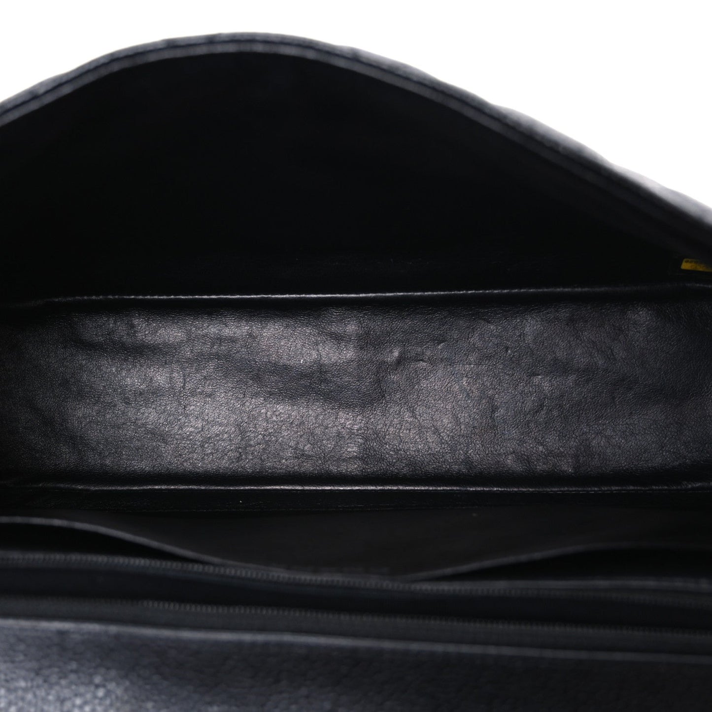 Caviar Quilted Jumbo Single Flap Black