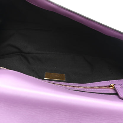 Nappa FF 1974 Embossed Baguette Agapanto