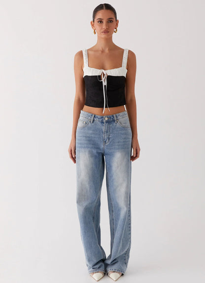 Ryder Bustier Top - Black