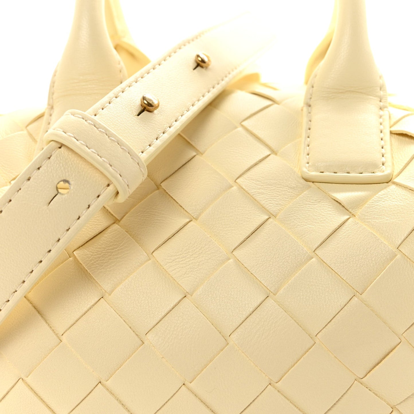 Nappa Intrecciato Mini Bauletto Camomile