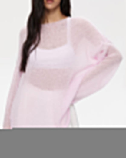 Hollow See-Through Sweater