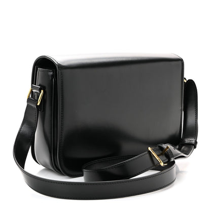Shiny Calfskin Medium Triomphe Black