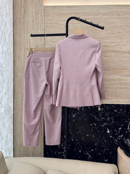 MAX MARA 25S SET VEST BLAZER 011