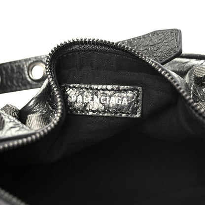 Agneau Arena Le Cagole Cylinder Bag Steel Grey