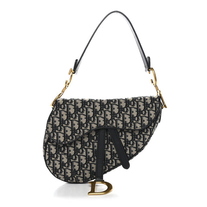 Oblique Saddle Bag Blue