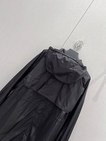Prada 25 Windbreaker Jacket Black Re-Nylon 210923