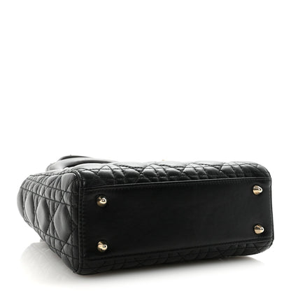 Lambskin Cannage Small My ABCDior Lady Dior Black