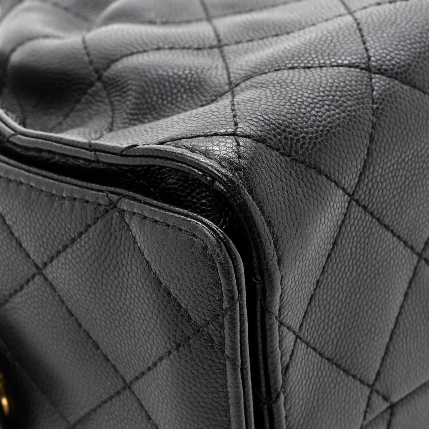 Caviar Quilted Small Chanel 25 Handbag Black