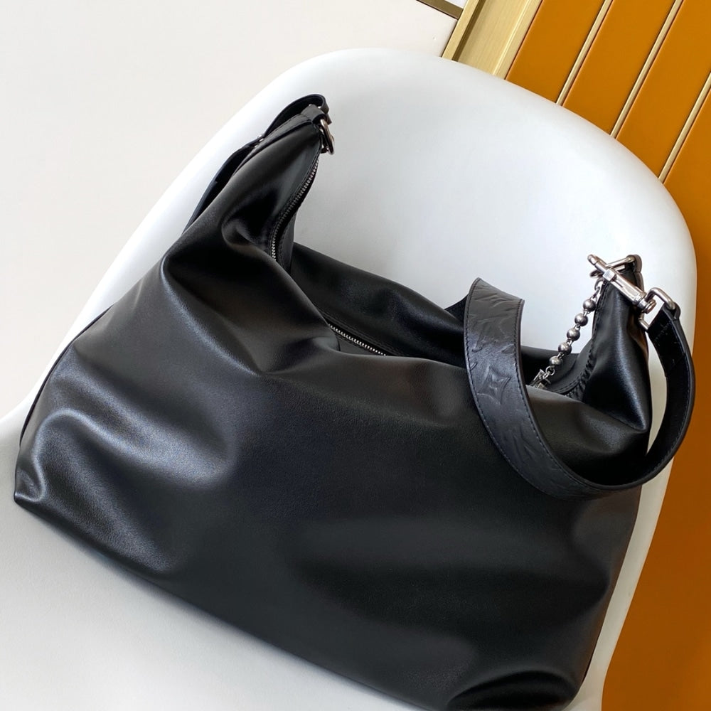 LOUIS VUITTON VAGABOND HOBO LV NIGHT BLACK 48CM M13986