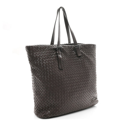 Nappa Intrecciato Large Tote Ebano