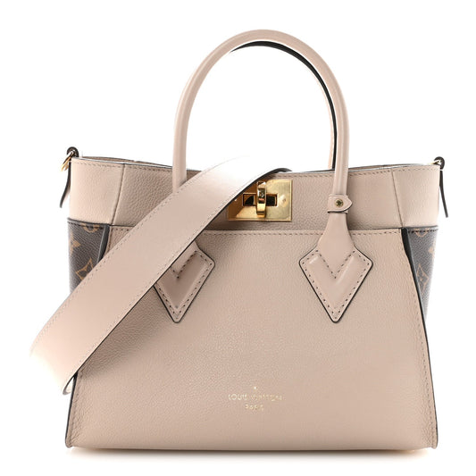 Calfskin Monogram On My Side PM Greige