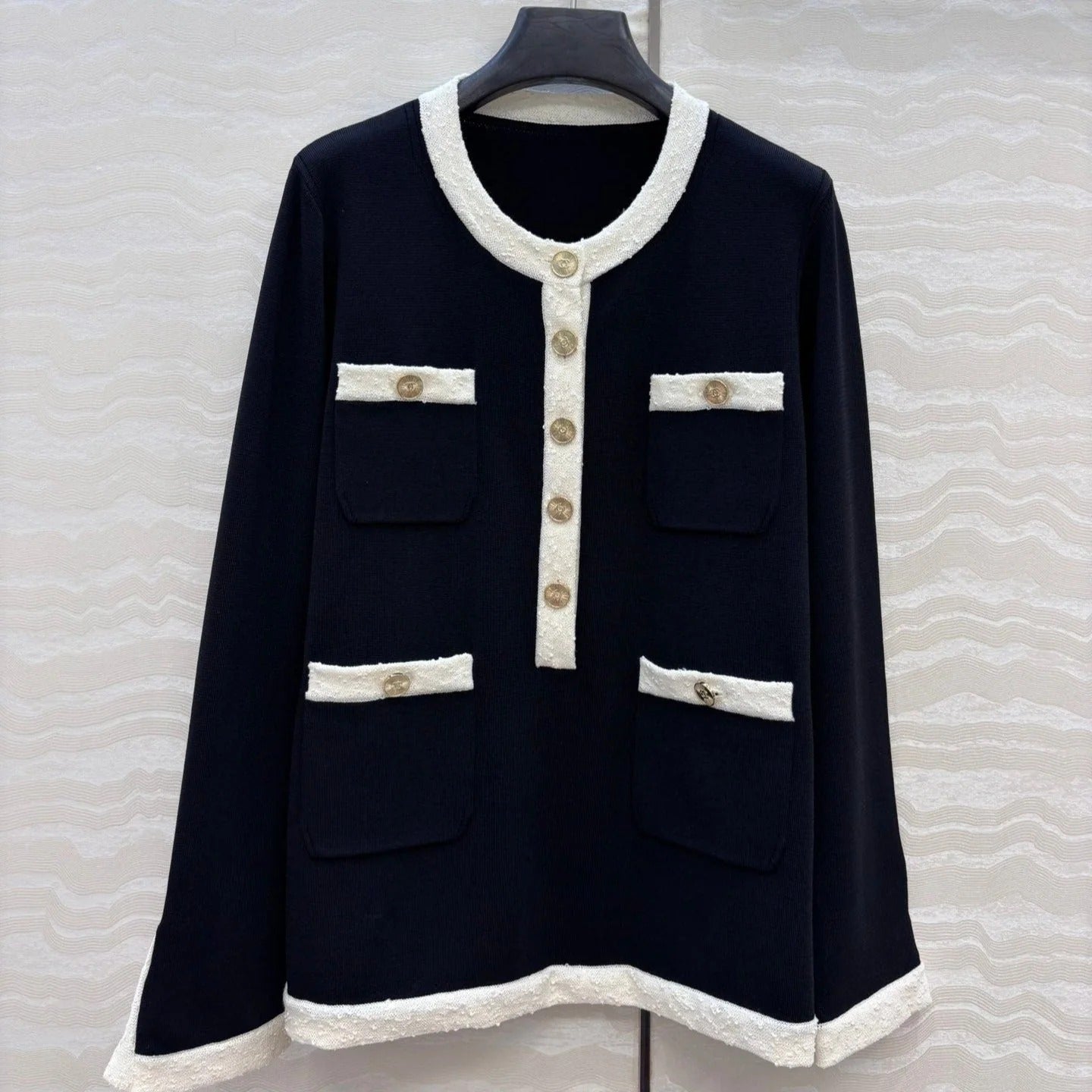 CHANEL LONG KNIT TOP STYLE 68