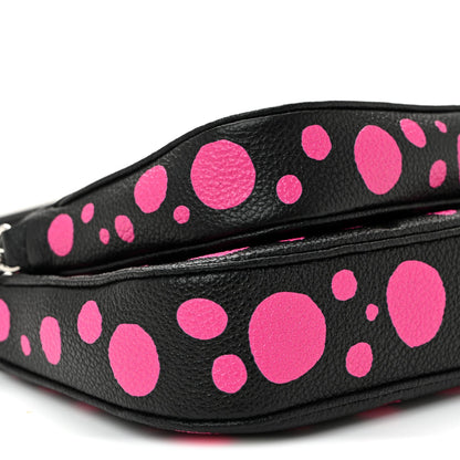 LV X YK Empreinte Multi Pochette Accessories Black Fuchsia