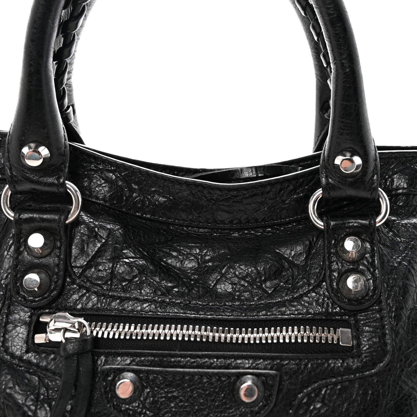 Agneau Arena Storico Silver Hardware Small Le City Black