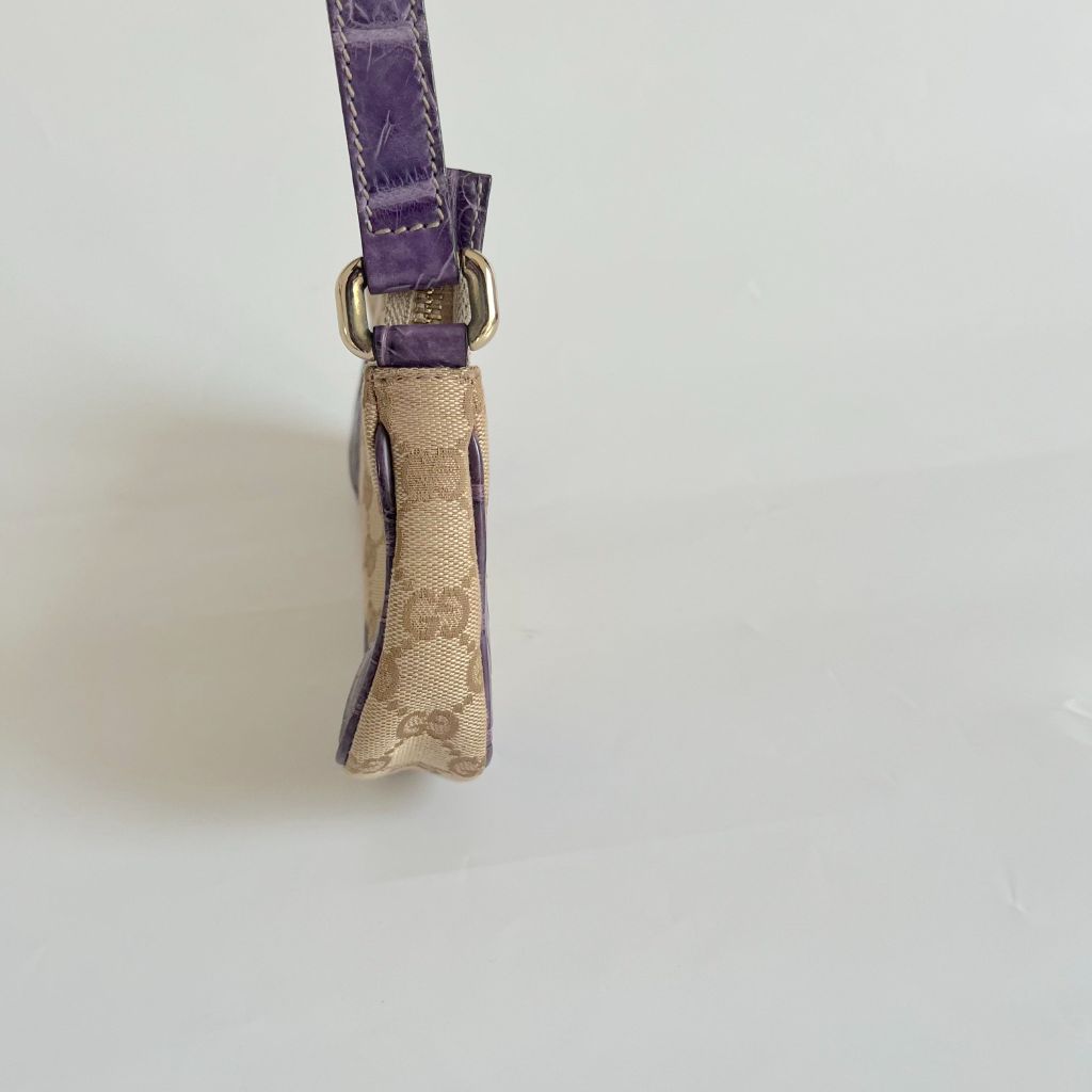 Gucci Beige Guccisima Vintage Small Shoulder Bag