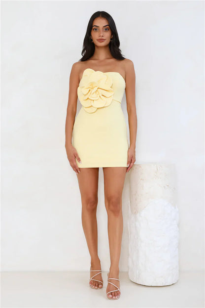 Wild Ivy Strapless Mini Dress