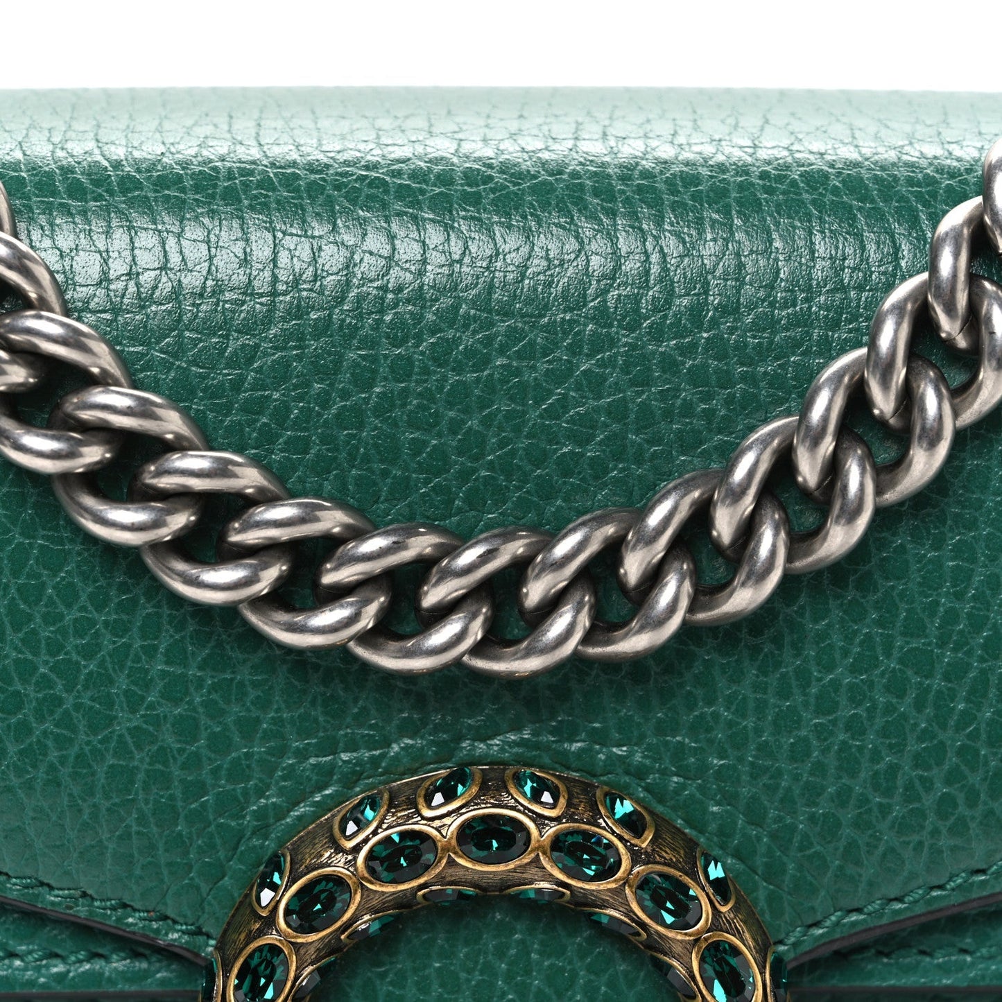Calfskin Mini Dionysus Shoulder Bag Emerald