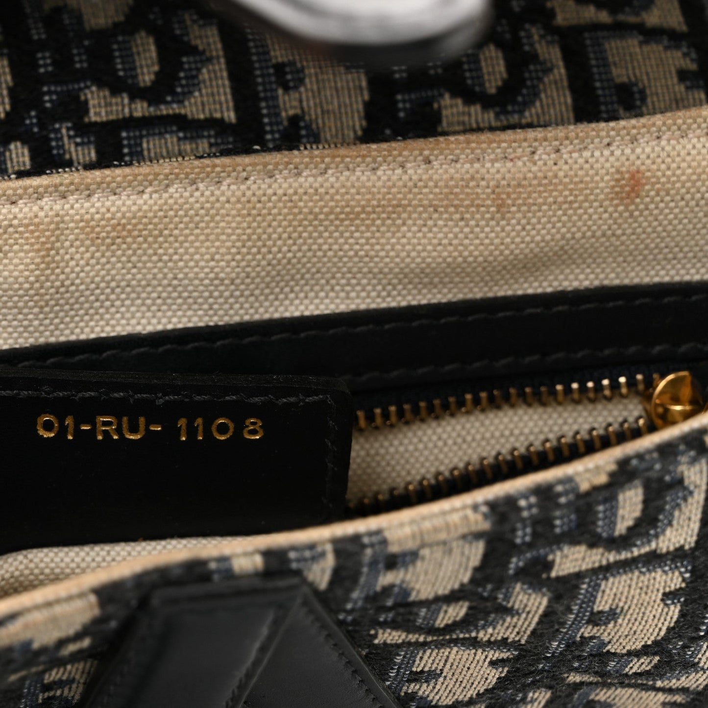 Oblique Saddle Bag Blue