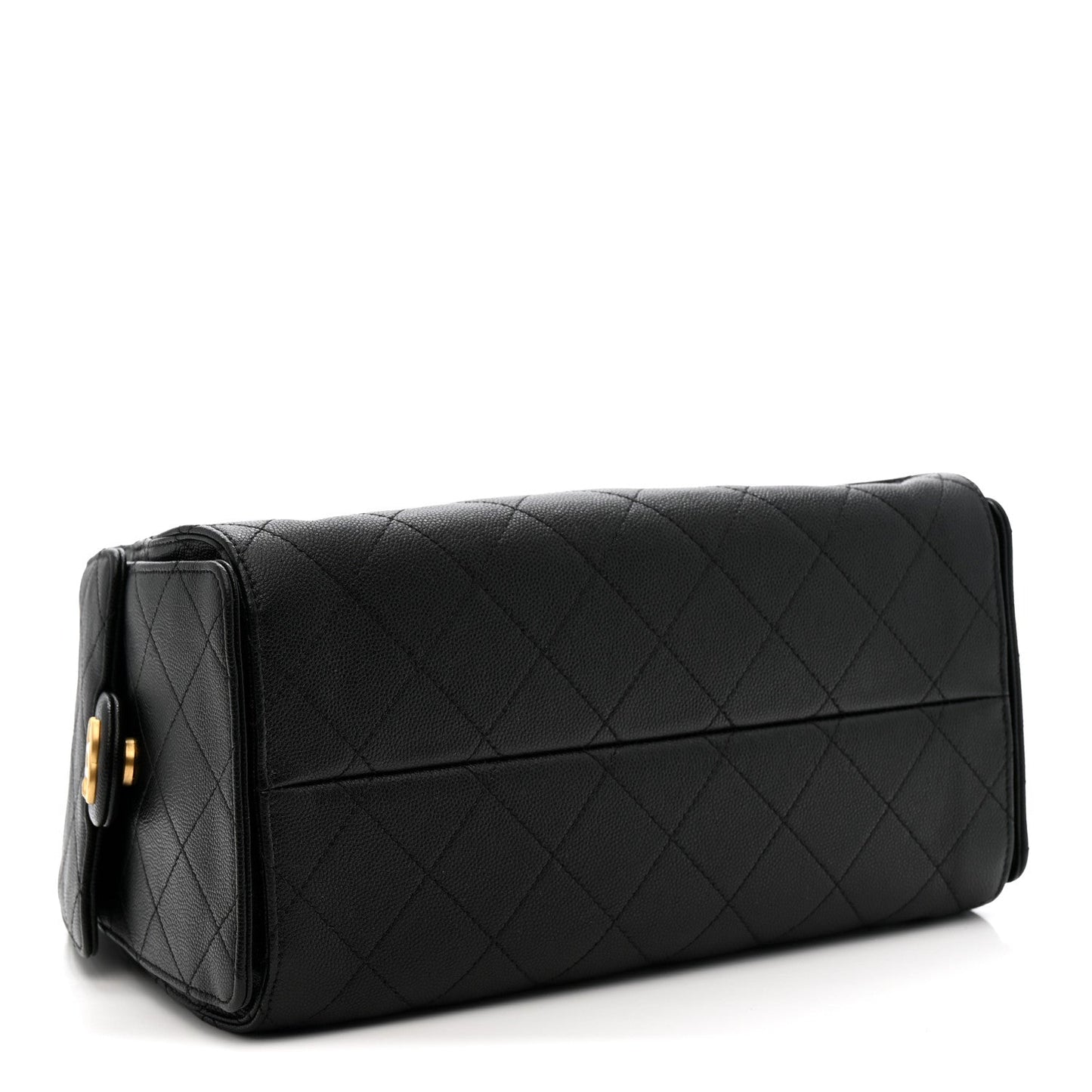 Caviar Quilted Small Chanel 25 Handbag Black