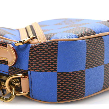 Damier Pop Chess Messenger Blue
