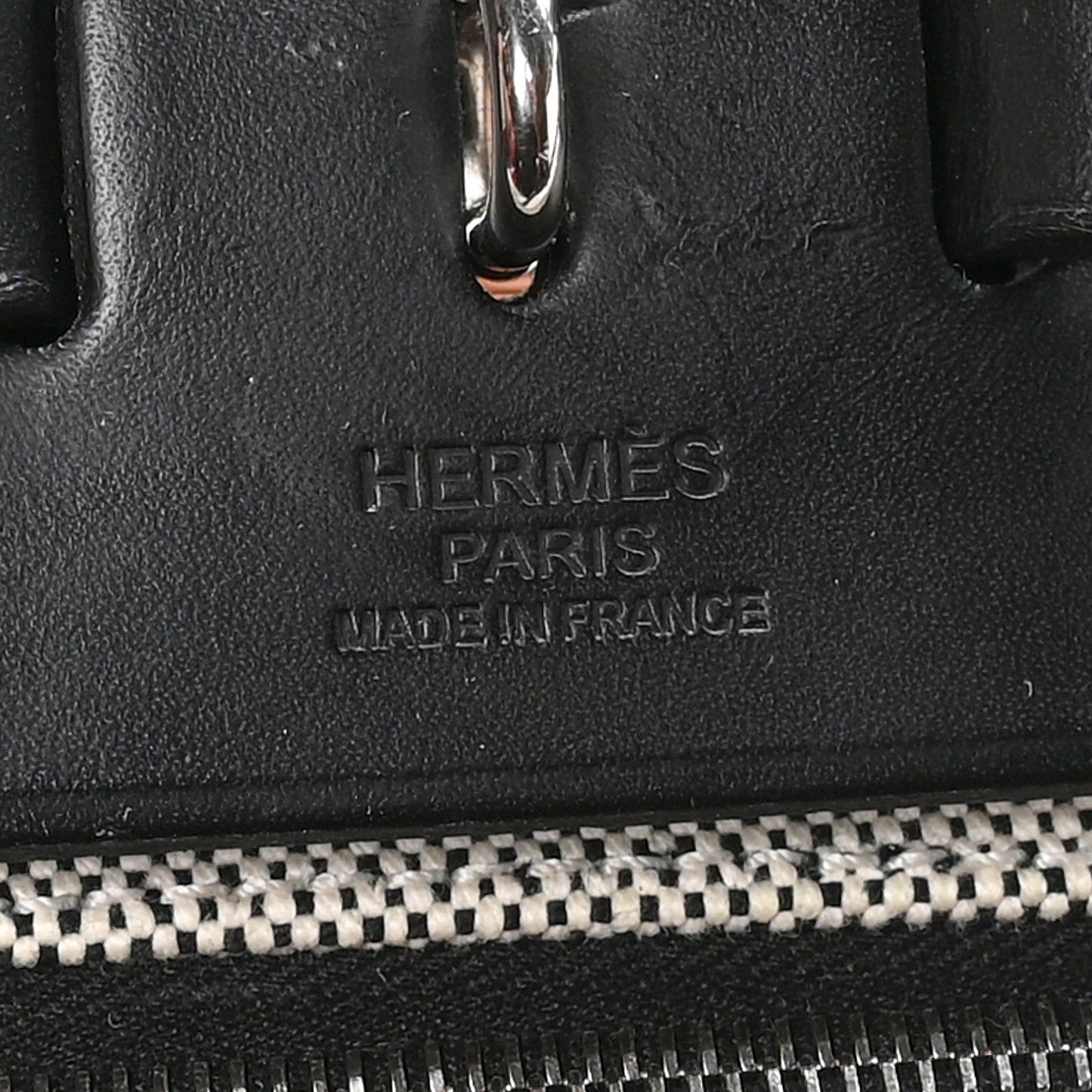 Toile H Berline Vache Hunter Herbag Zip PM 31 Black Ecru