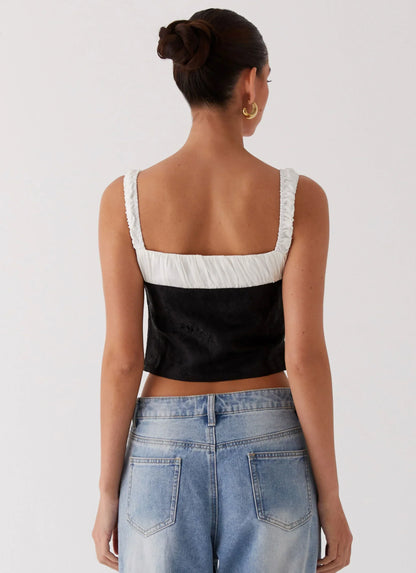 Ryder Bustier Top - Black