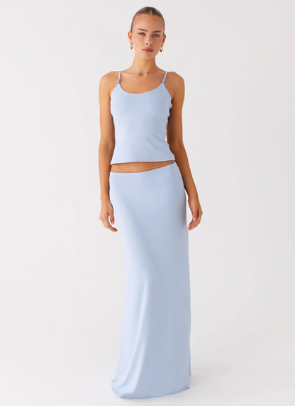 Garrix Bead Cami Top - Baby Blue