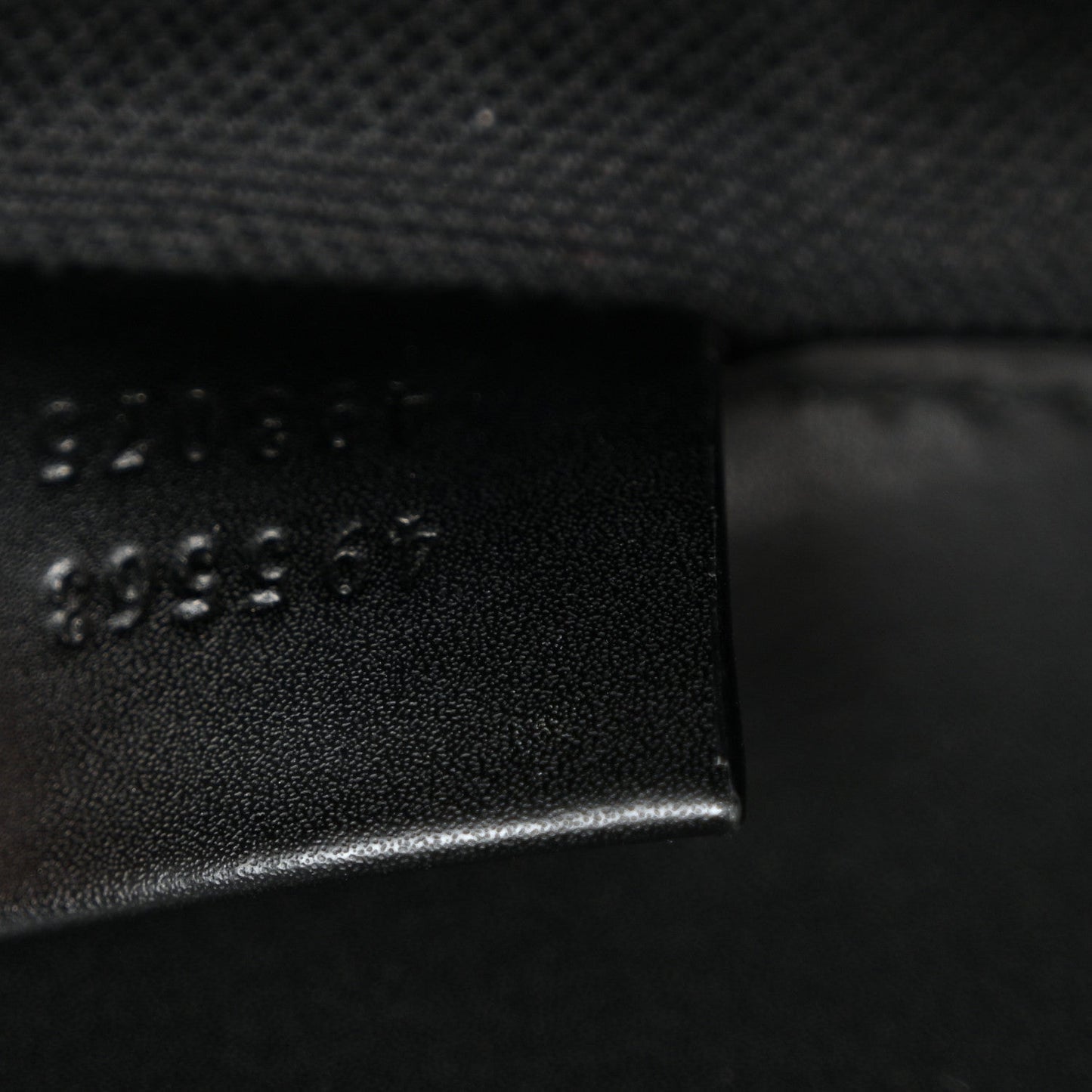 Soft GG Supreme Monogram Calfskin Web Double Buckle Backpack Black