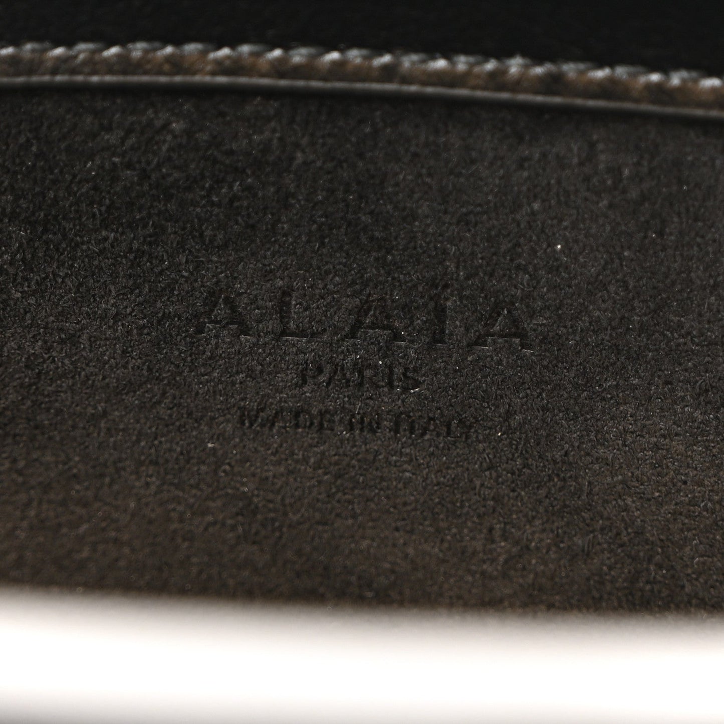 Calfskin Small Le Click East West Bag Black