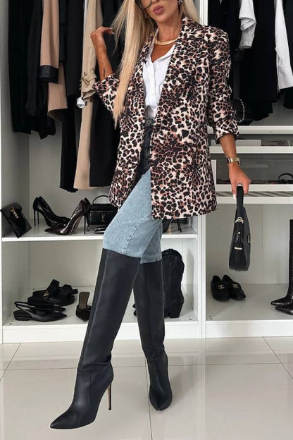Blazer de rayas de cebra