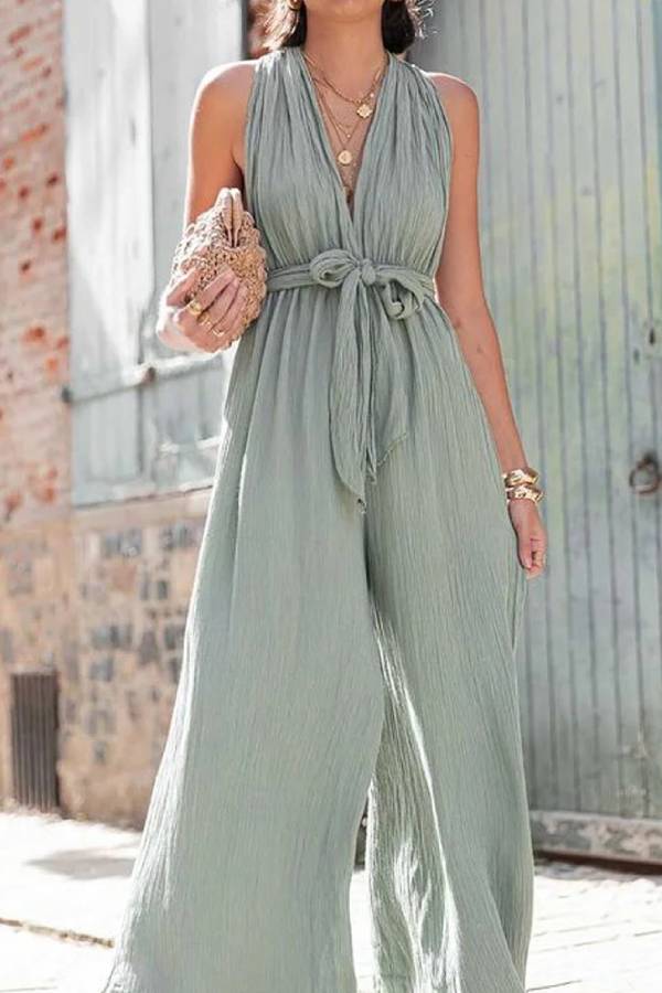 Pantalones casuales de colores sólidos y variados