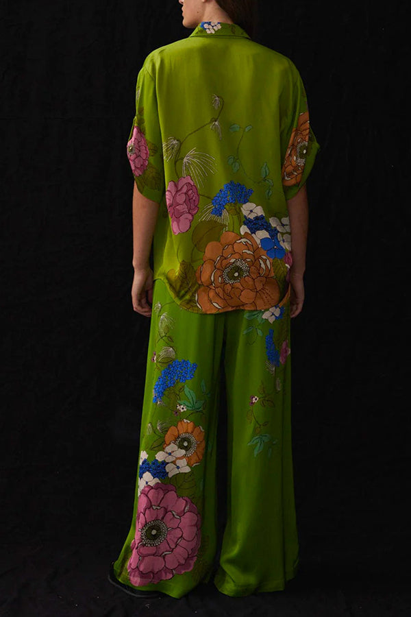 Camisa Olivia en verde