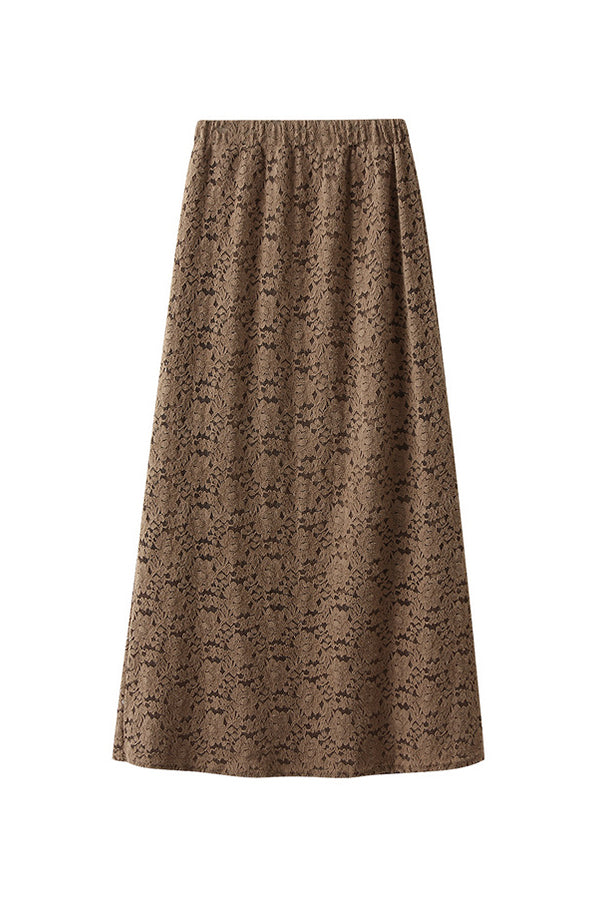 Lace skirt (thick velvet lining)