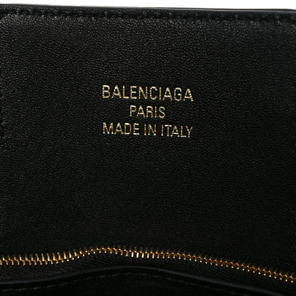 Smooth Calfskin Small Bel Air Carry All Bag Black