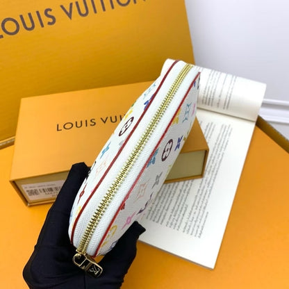 LOUIS VUITTON X MURAKAMI COSMETIC POUCH PM MONOGRAM WHITE 19CM M13744