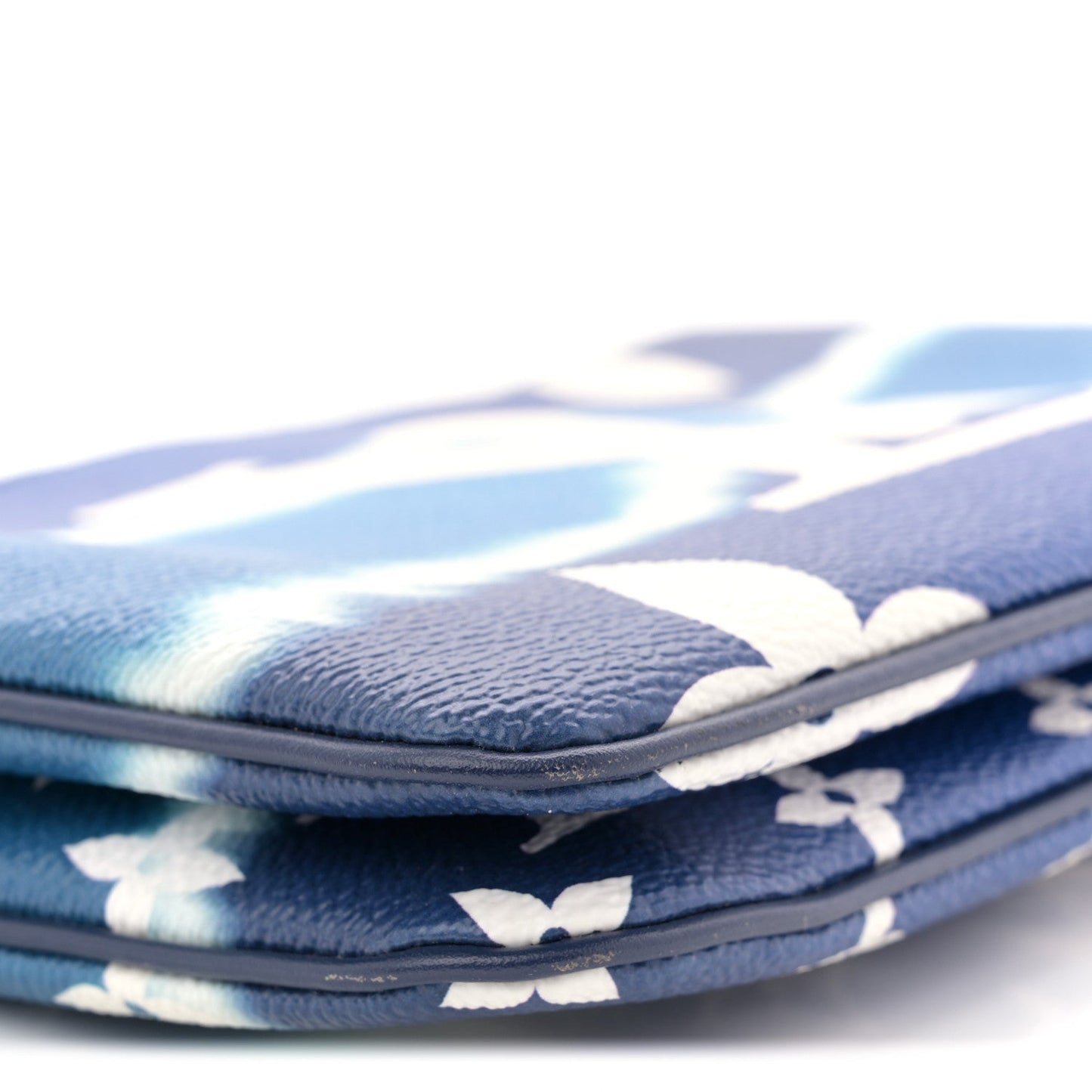 Monogram Giant Escale Double Zip Pochette Blue