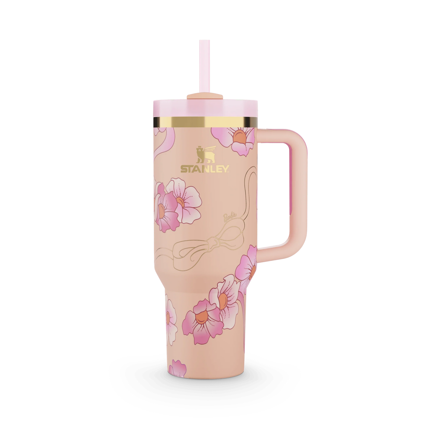 The Barbie™ x Stanley ’80s Peaches ’N Cream Quencher | 40 OZ
