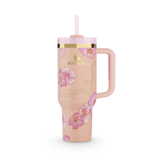 The Barbie™ x Stanley ’80s Peaches ’N Cream Quencher | 40 OZ