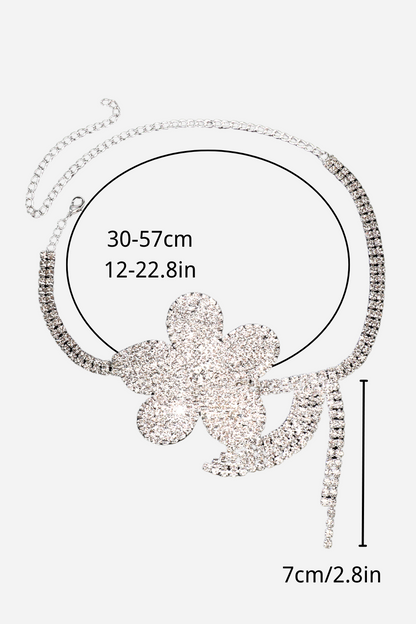 Eunice Flower Diamond Choker Necklace