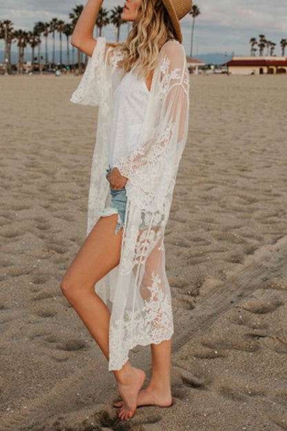 Sheer Shawl Beach Swimwear Cover-up