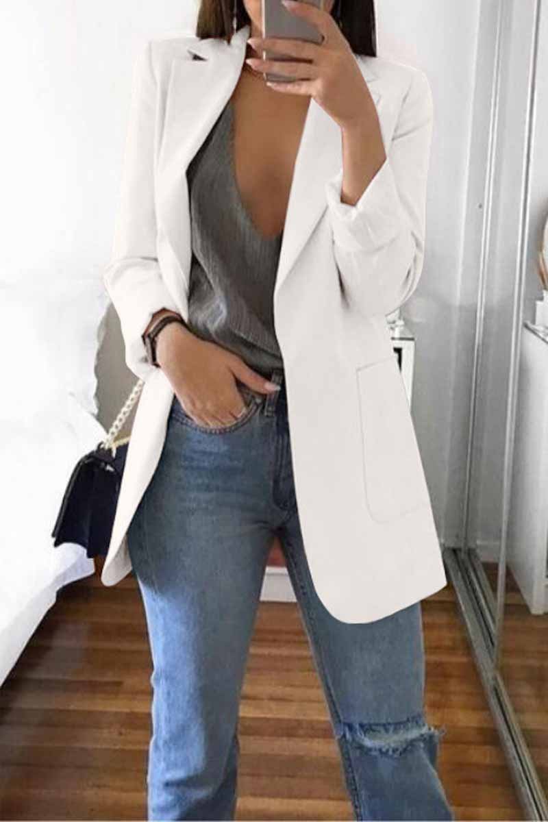 Stylish Suit with Pocket Blazer(5 Colors)