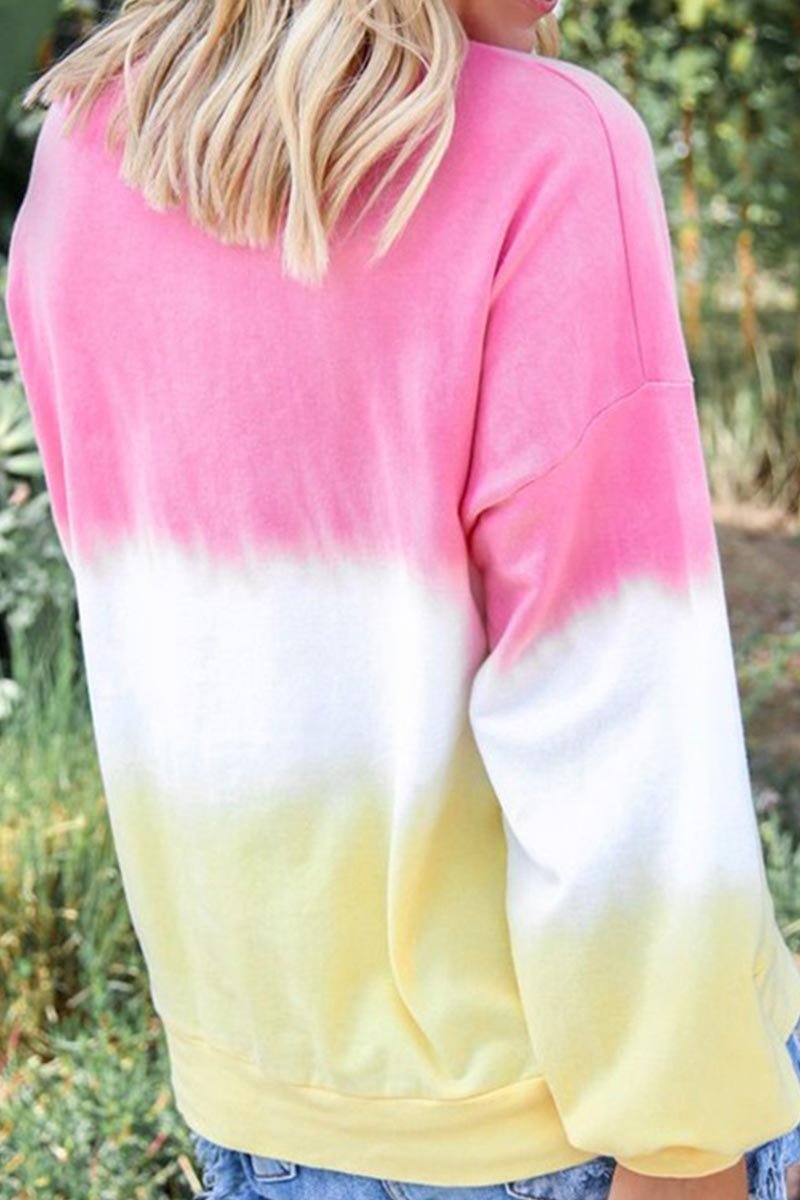 Top de moda con efecto tie-dye (3 colores)