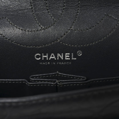Aged Calfskin Quilted 2.55 Reissue 226 Flap Grey