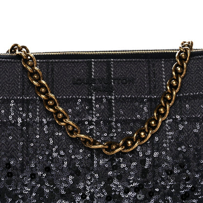 Sequin Reverie Pochette Accessories MM Blue